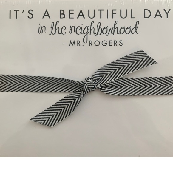 NWT Rosanne Beck Note Pad Mr. Rogers “It’s A Beautiful Day In The Neighborhood” - Picture 2 of 7